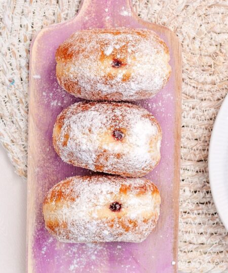 Mixed Berry Jam Doughnut