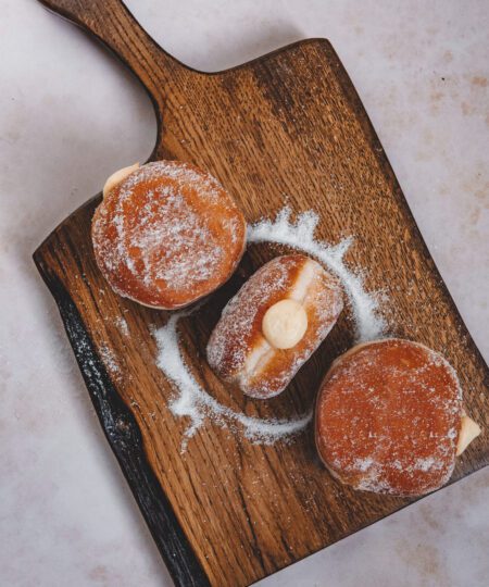 Madagascan Vanilla Custard Doughnut